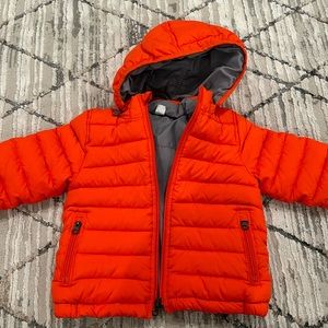 Gap orange puffer jacket